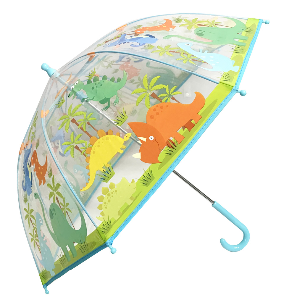 Kinder Regenschirm Dinosaurier - Winddicht Mit UV Schutz 50+