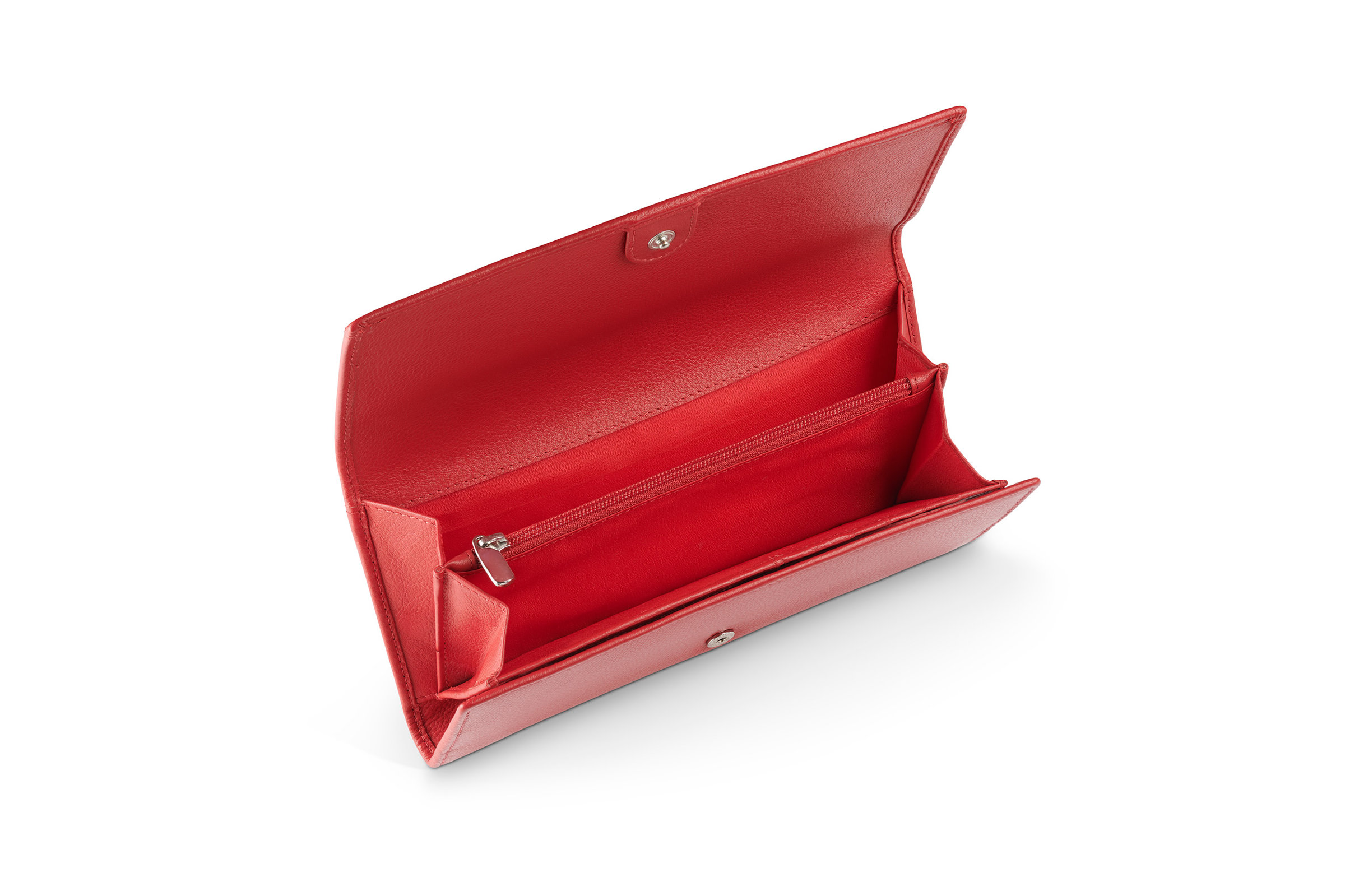 Valentini Prisma 573 rot Damen Leder Brieftasche