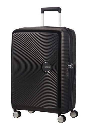 American Tourister Soundbox 67cm erweiterbarer Koffer schwarz