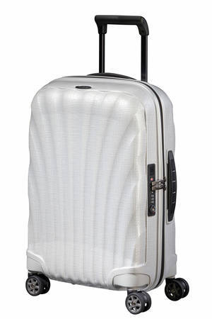 Samsonite C-Lite 55cm erweiterbarer weißer Koffer