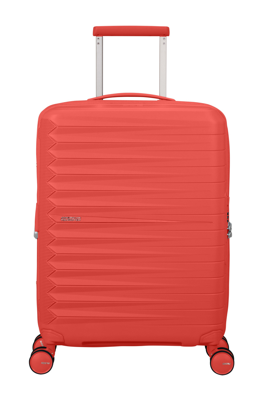 American Tourister Fastforward 55cm Kabinenkoffer, erweitert, rosa