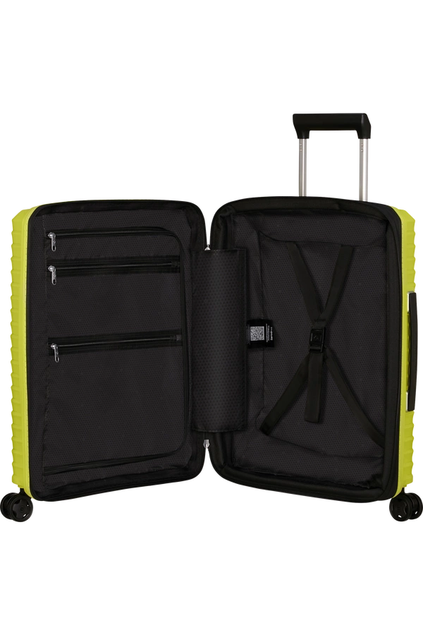 Samsonite Upscape 55 cm vergrößerbarer Kabinenkoffer, Limettengrün
