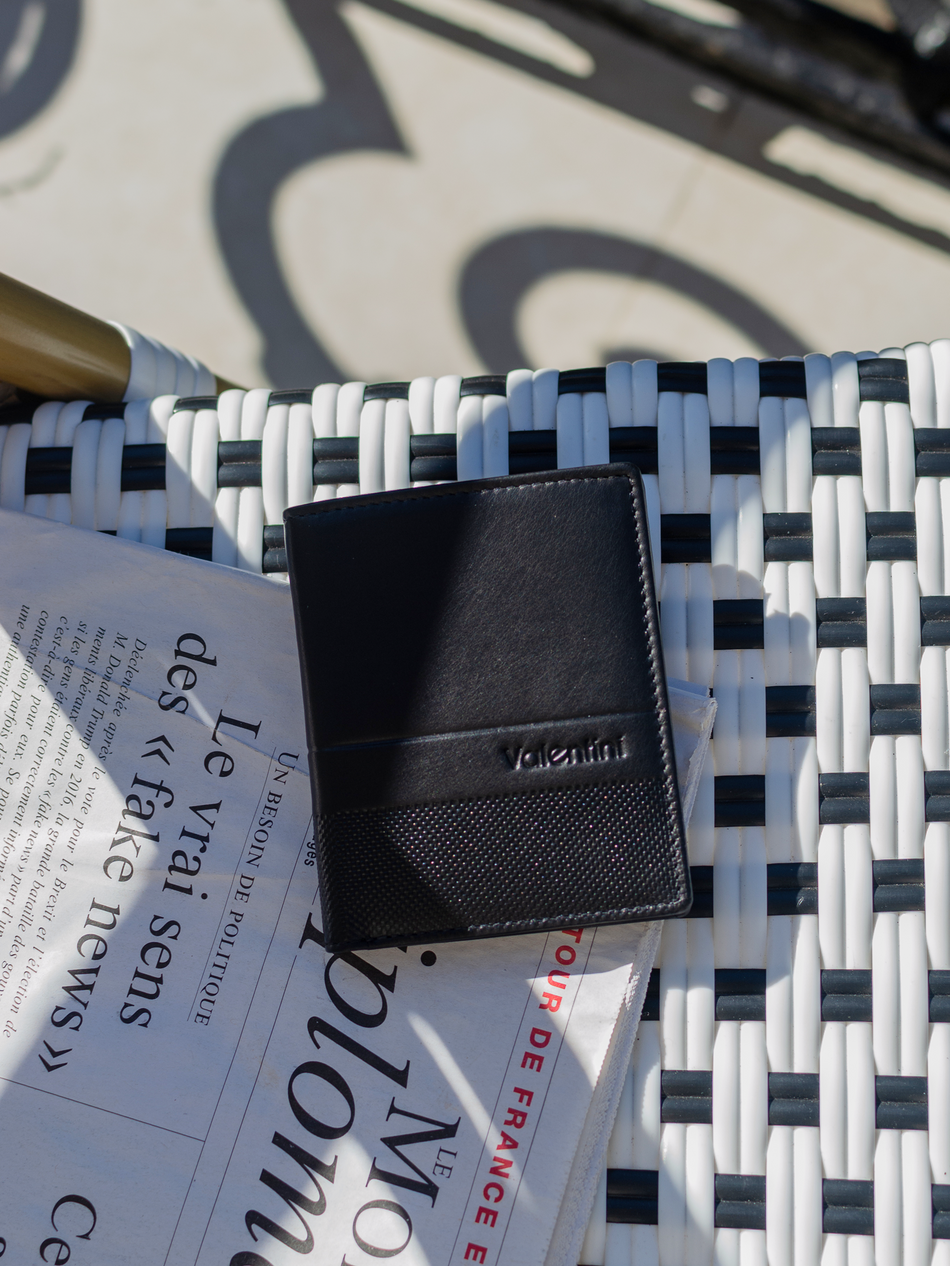 Valentini Herrengeldbörse Eibe 901 schwarz