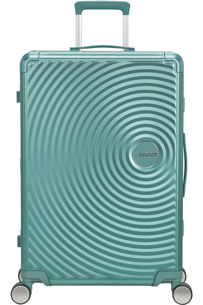 American Tourister Soundbox Alu Koffer 77cm Türkis