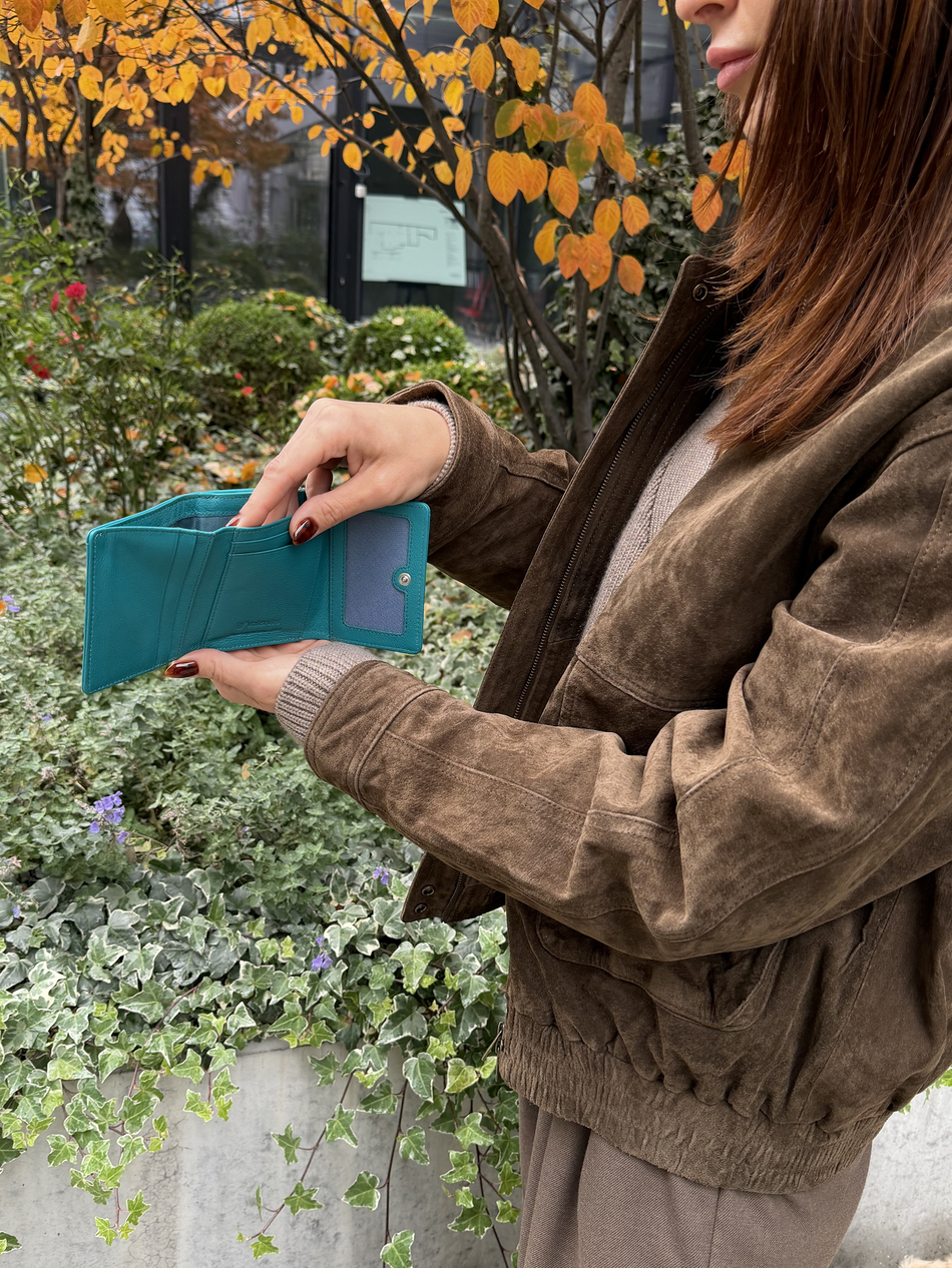 Portfel damski Valentini Bow 446 zielony