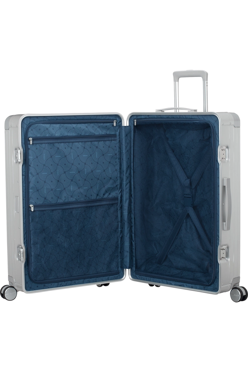American Tourister Soundbox Alu Koffer 77cm Silber