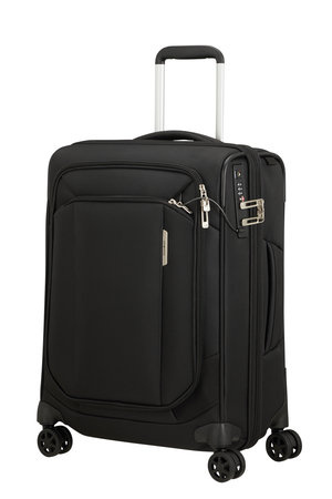 Samsonite Respark 55 cm Kabinen-Koffer schwarz erweiterbar