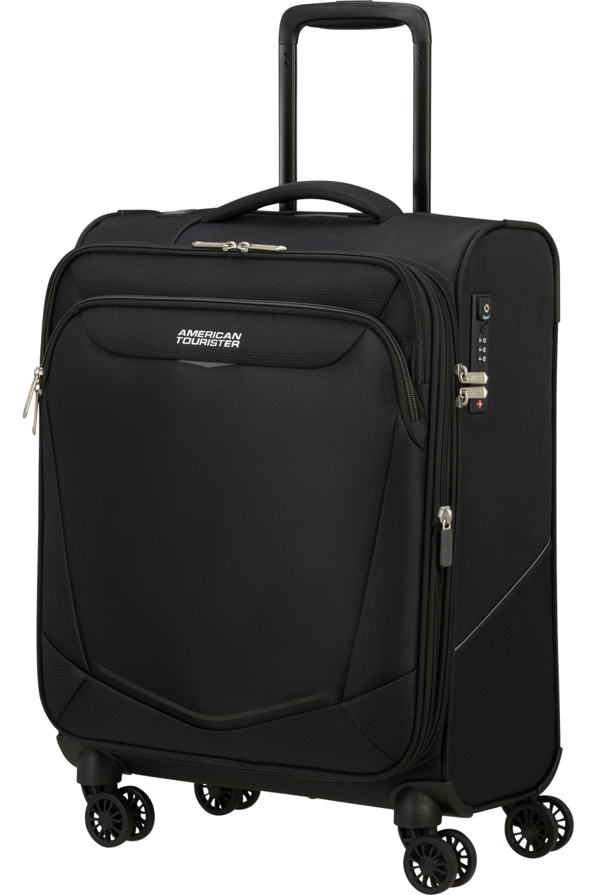  American Tourister Summerride 55 cm schwarzer Kabinenkoffer