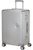 Walizka American Tourister Soundbox Alu 68cm srebrna