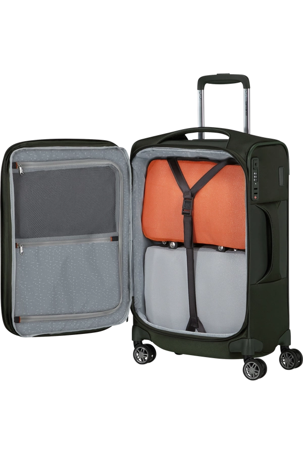 Walizka Samsonite Re-Lite 55cm slim powiększana zielona