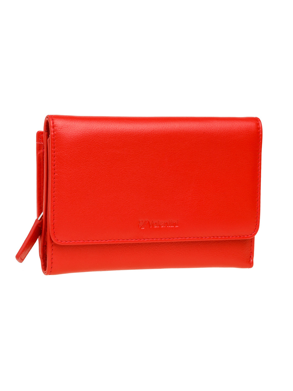 Valentini Damengeldbörse Metallic P62 rot