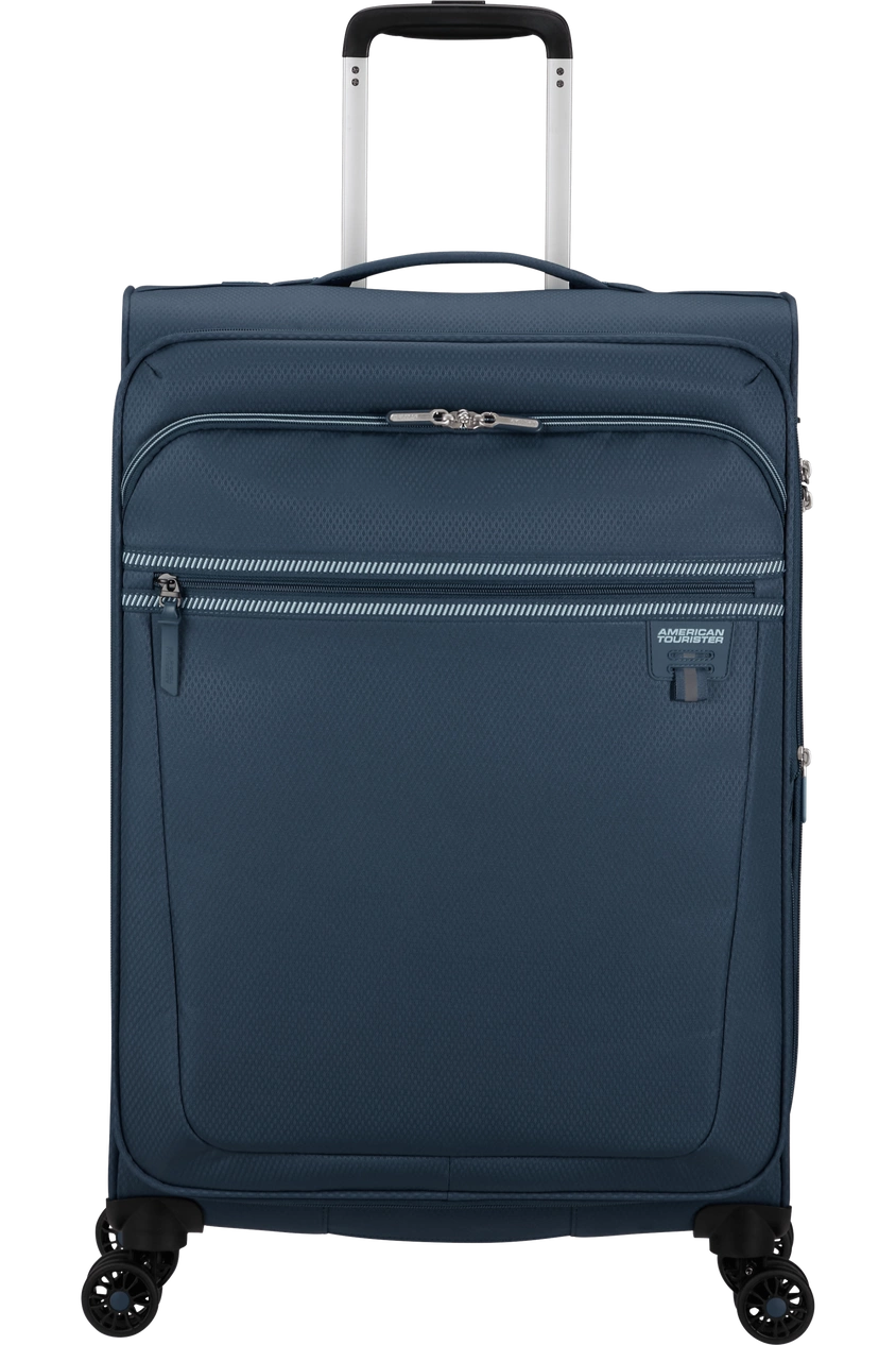 American Tourister Aerospin Koffer 69 cm ausziehbar Marineblau