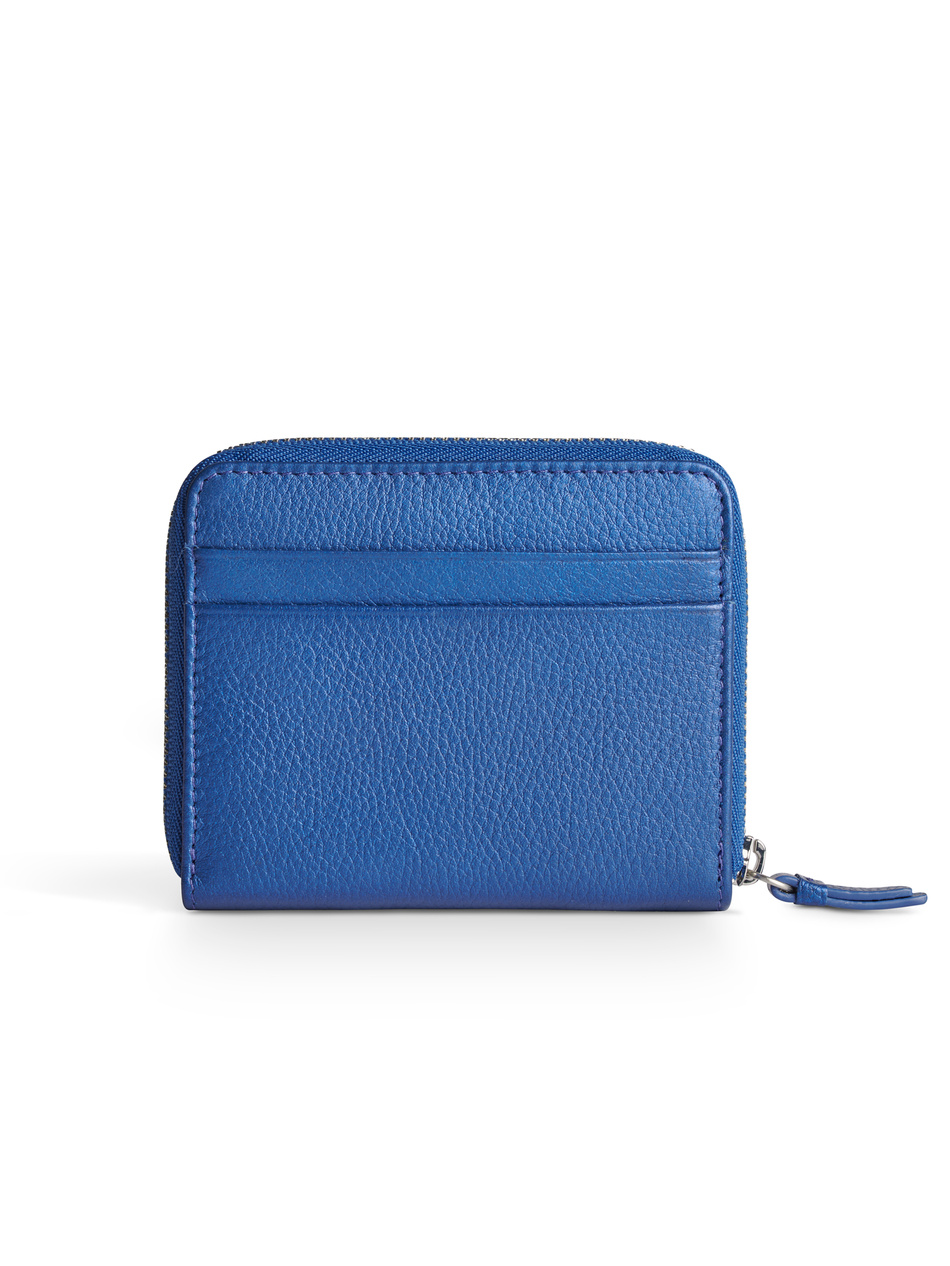 Valentini Damengeldbörse Metallic 127 blau