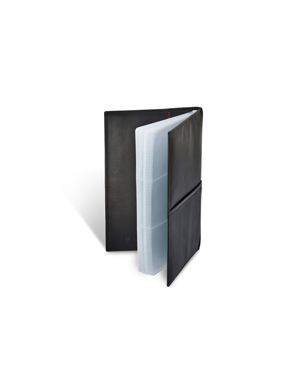 Valentini Black & Red Diamond 677 schwarzes Visitenkartenetui