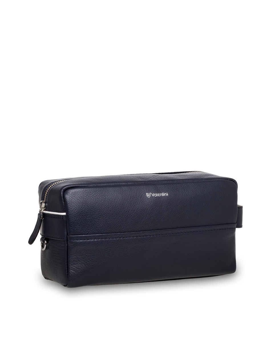 Valentini Piemonte 407 marineblaue Kosmetiktasche