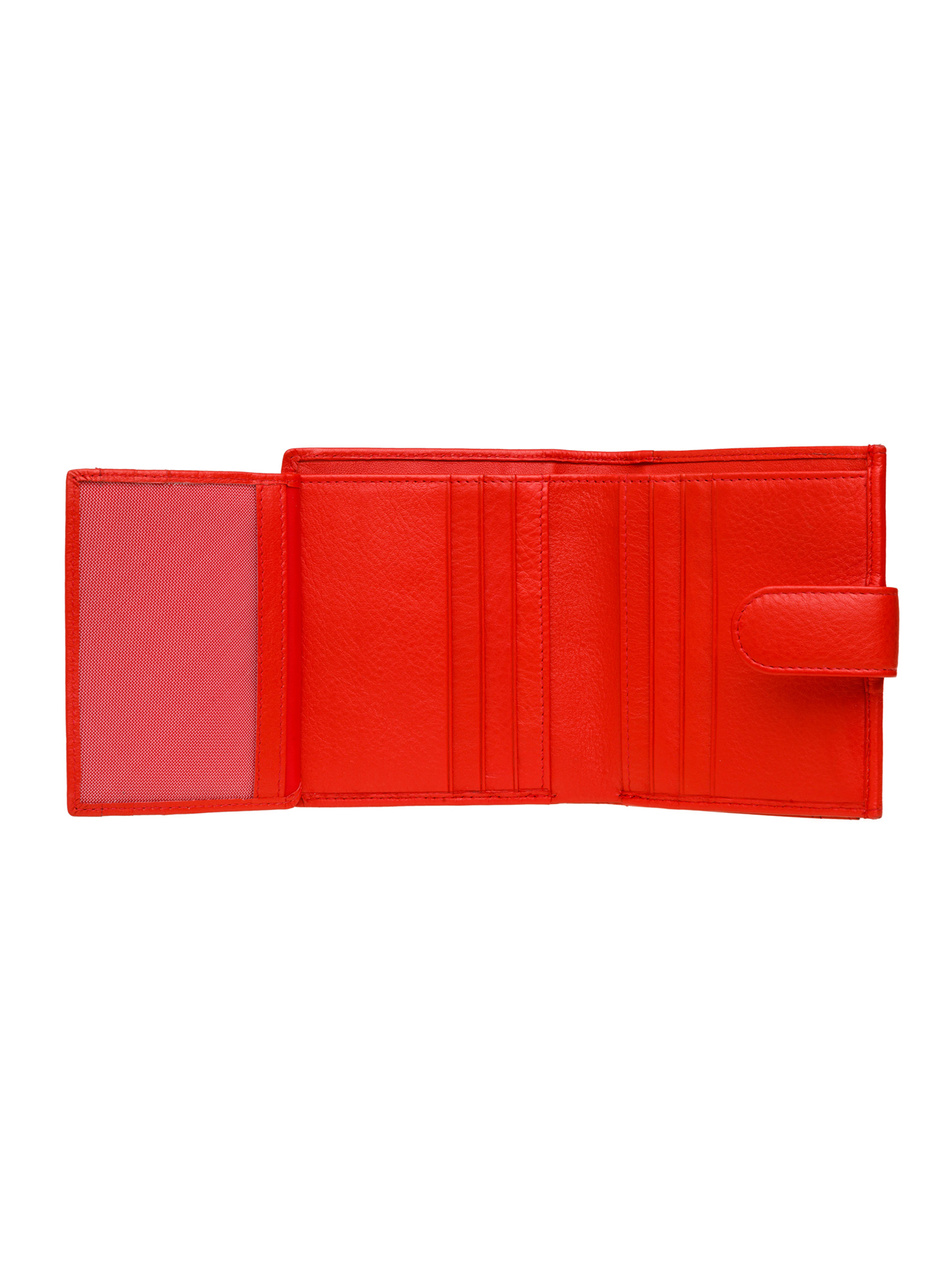 Valentini Damengeldbörse Metallic 447 rot