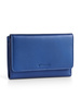 Valentini Damengeldbörse Metallic P62 blau
