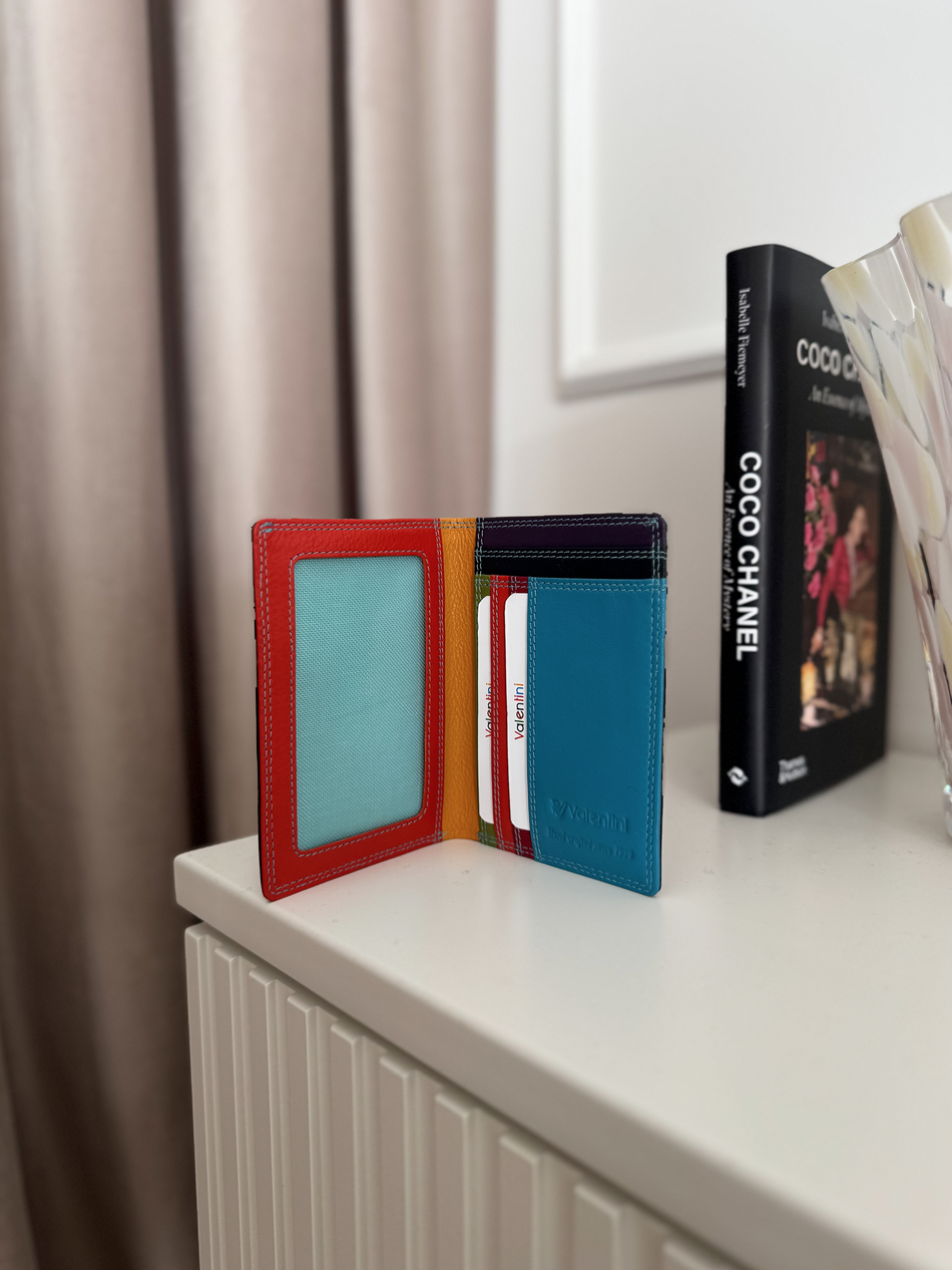 Valentini Colors schwarze Dokumententasche