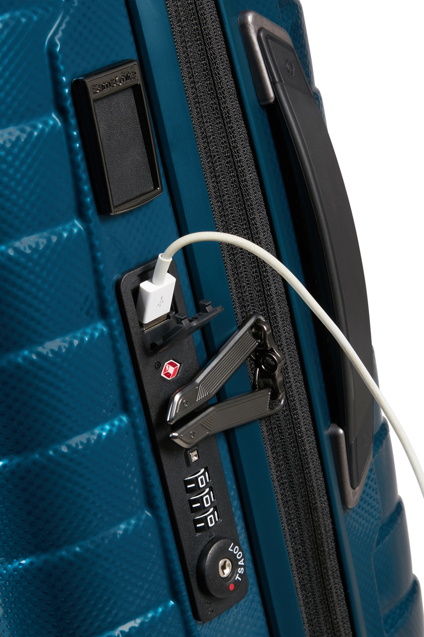 Walizka kabinowa Samsonite Proxis 55cm powiększana niebieska