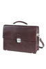 Valentini Ambassador 613 Aktentasche aus braunem Leder