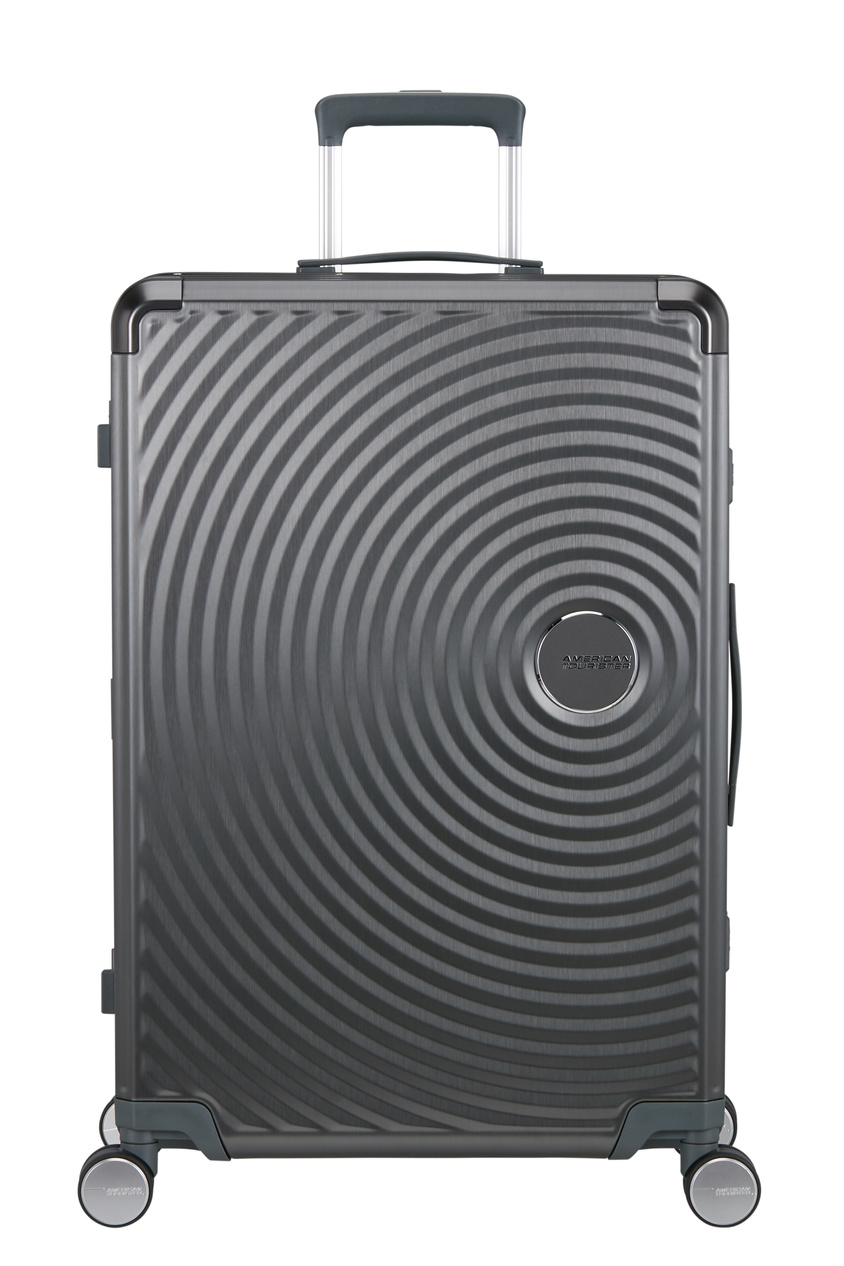 American Tourister Soundbox Alu Koffer 77cm Silber