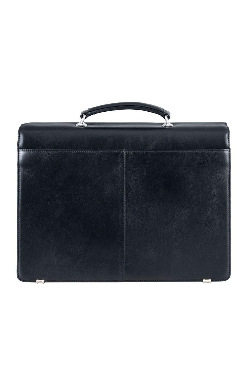 Valentini Ambassador 613 Aktentasche aus Leder, schwarz