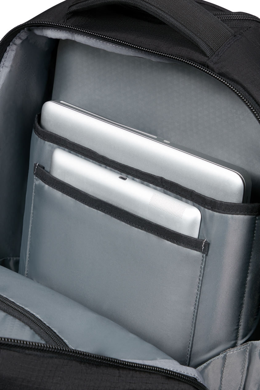 Samsonite Roadseeker Schwarzer Rollrucksack