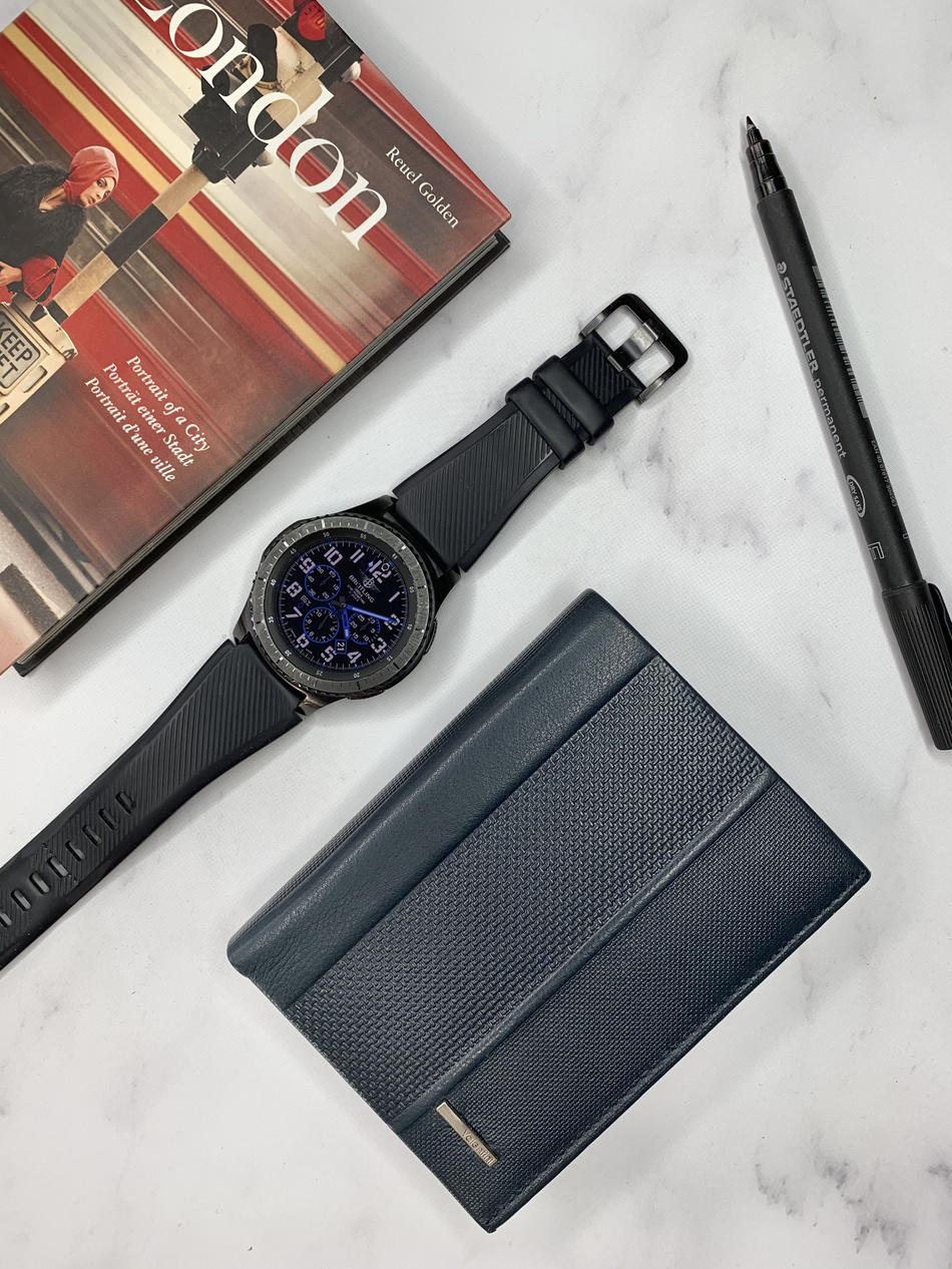 Valentini Herrengeldbörse Eibe 266 marineblau