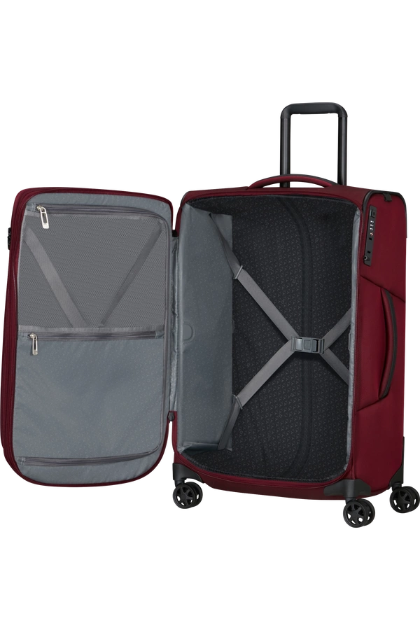 Samsonite Respark 67 cm schwarzer erweiterbarer Koffer