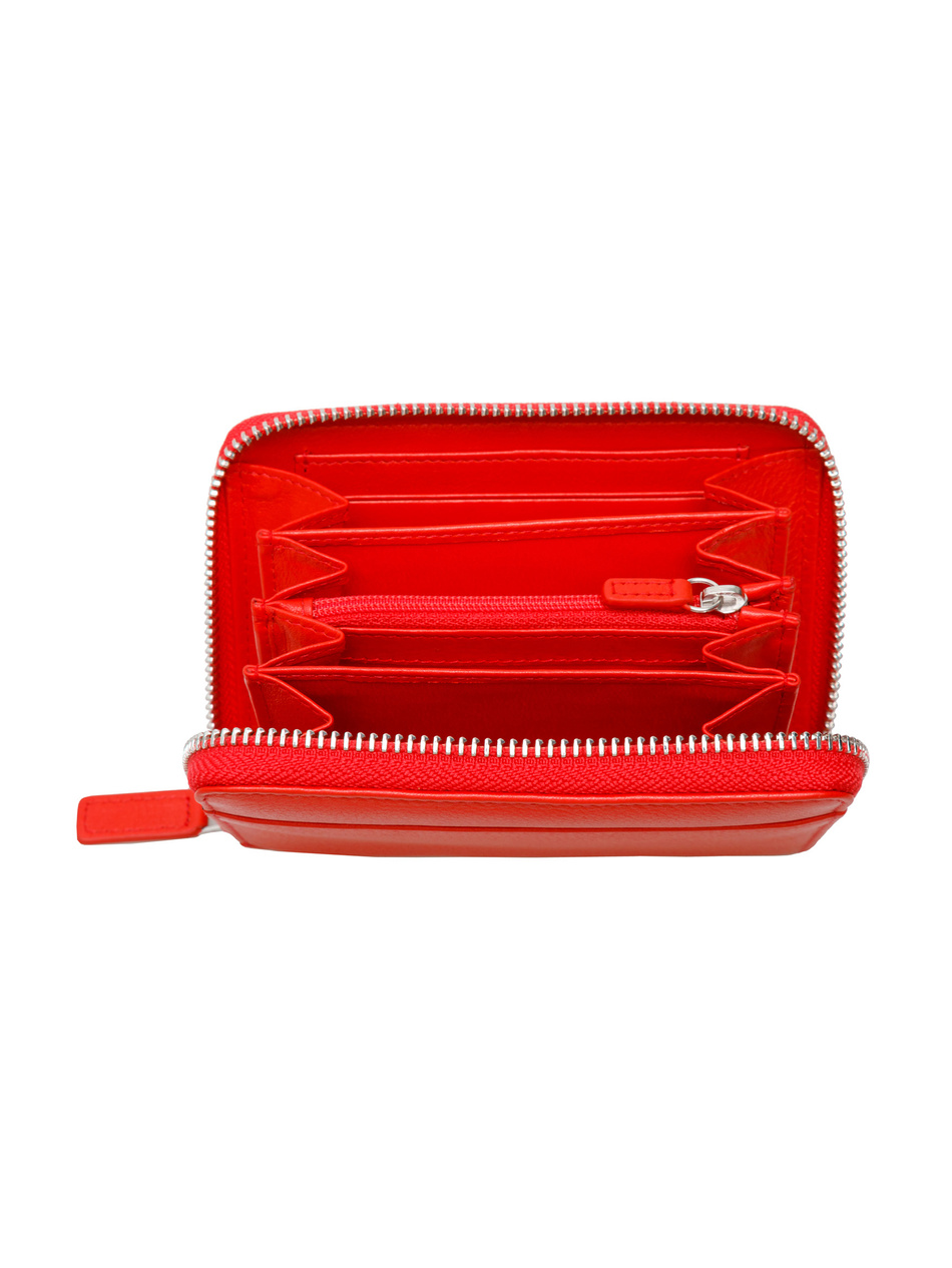 Portfel damski Valentini Metallic 410 czerwony