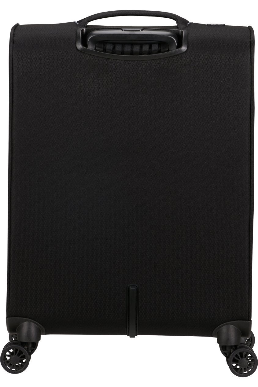 American Tourister Aerospin 55 cm schwarzer Kabinenkoffer, erweitert