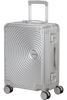  American Tourister Soundbox Alu 55cm Silber Kabinenkoffer