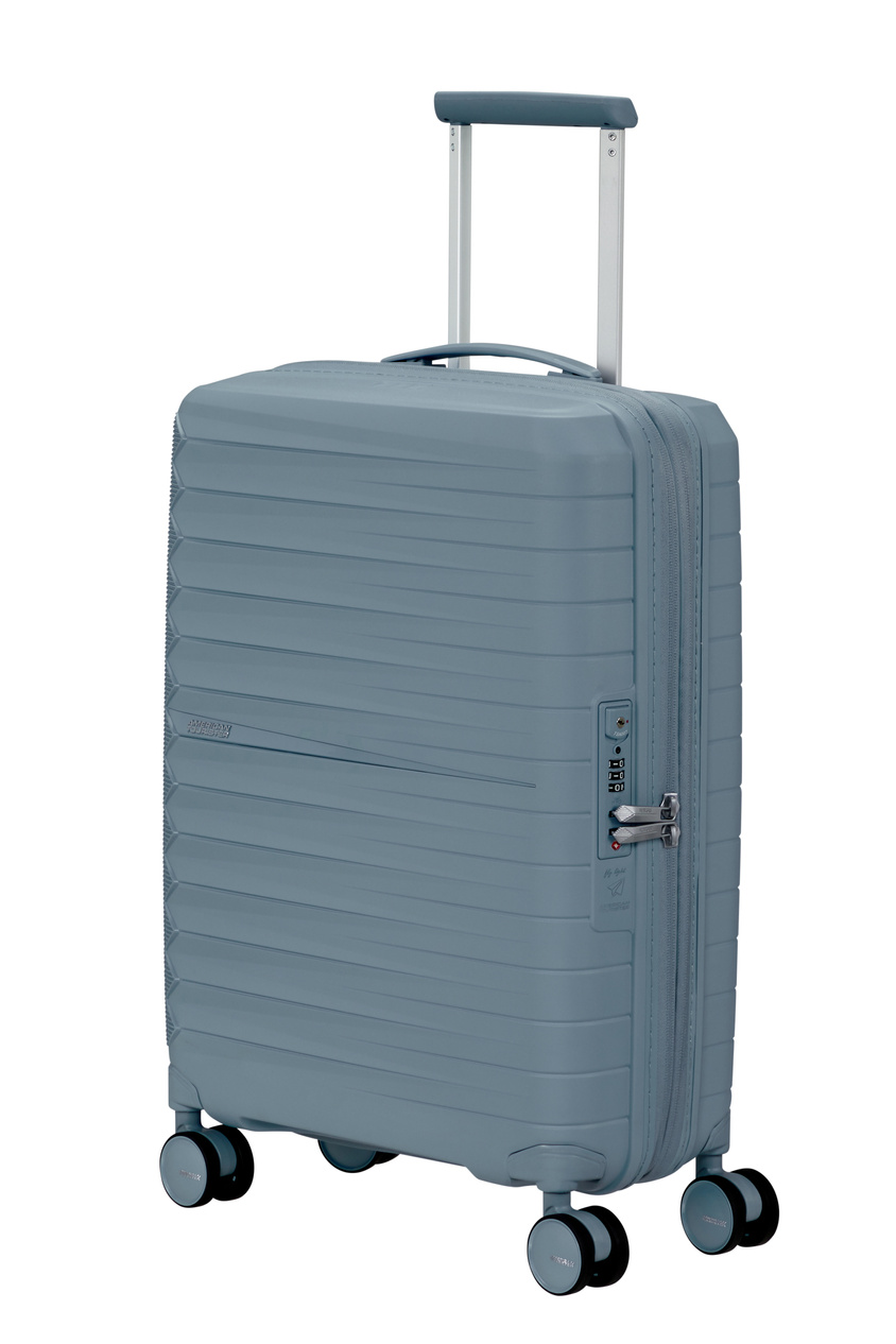 American Tourister Fastforward 55cm Kabinenkoffer, erweitert, grau