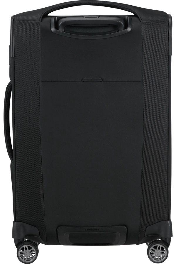 Samsonite Re-Lite 55 cm schmaler Koffer, erweiterbar, Schwarz