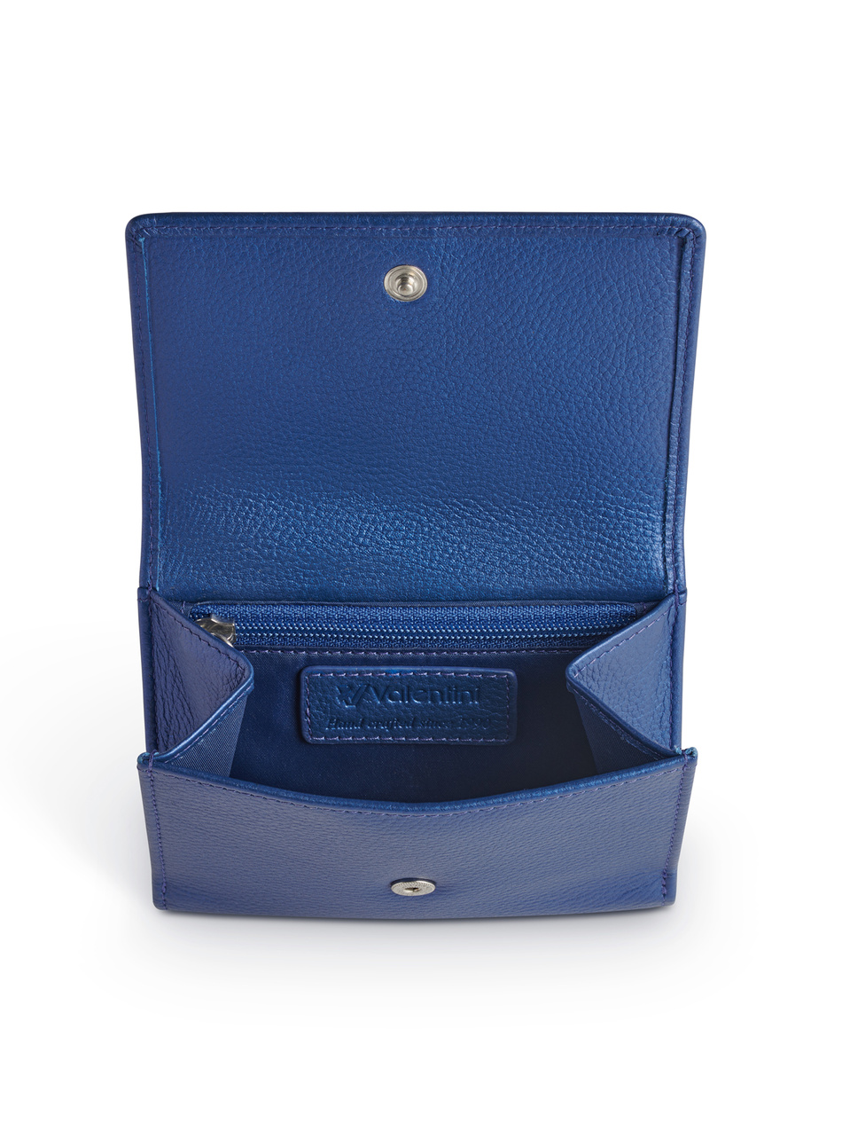 Valentini Damengeldbörse Metallic 503 blau