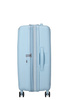American Tourister Soundbox 67cm Koffer, vergrößerbar, hellblau