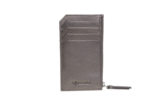 Valentini Metallic 101 silbernes Karten- und Dokumentenetui