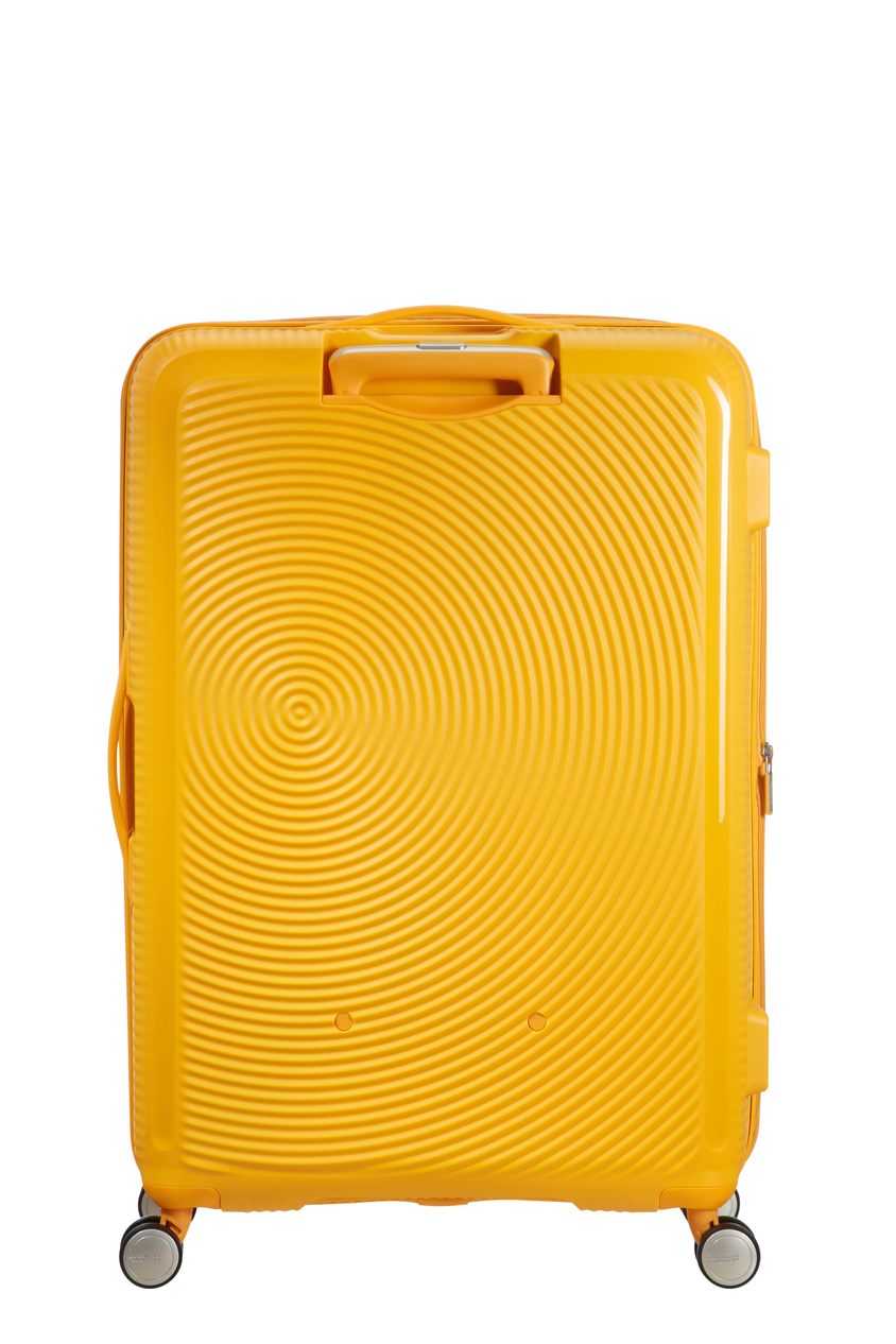 Walizka American Tourister Soundbox 77cm powiększana żółta