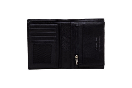 Valentini Herrengeldbörse Metal Sticker 265 schwarz