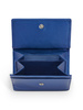 Valentini Damengeldbörse Metallic 447 blau