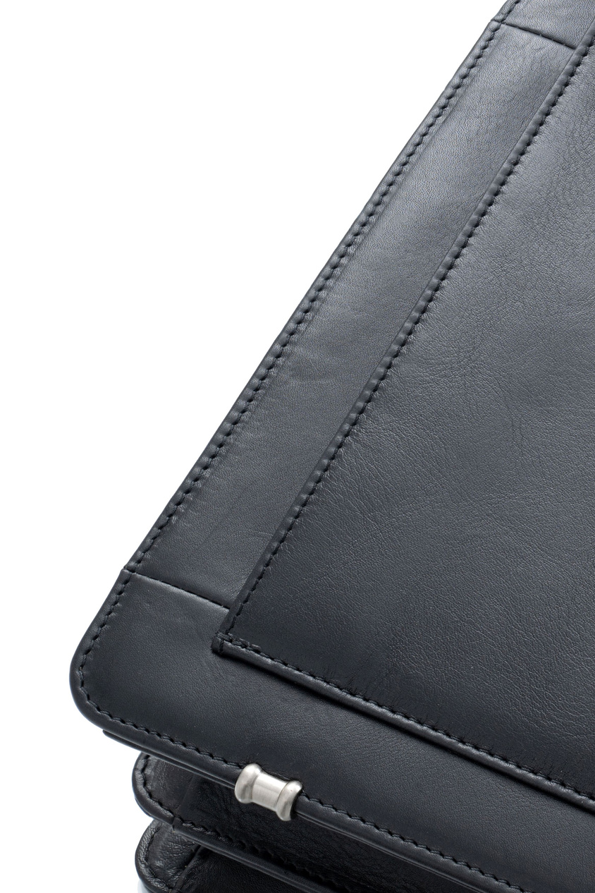 Valentini Ambassador 606 Aktentasche aus Leder, schwarz