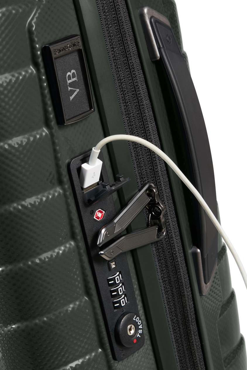 Samsonite Proxis Handgepäckkoffer 55cm erweiterbar grün