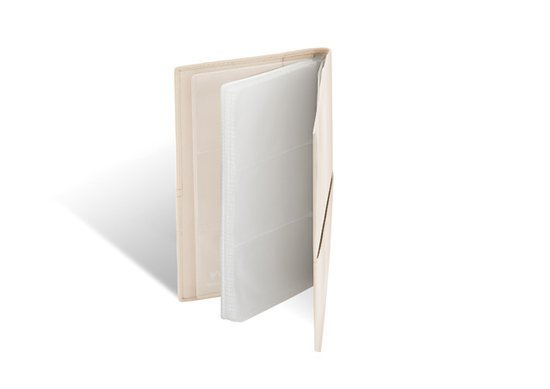 Valentini Black & Red Diamond 677 beige Visitenkartenetui