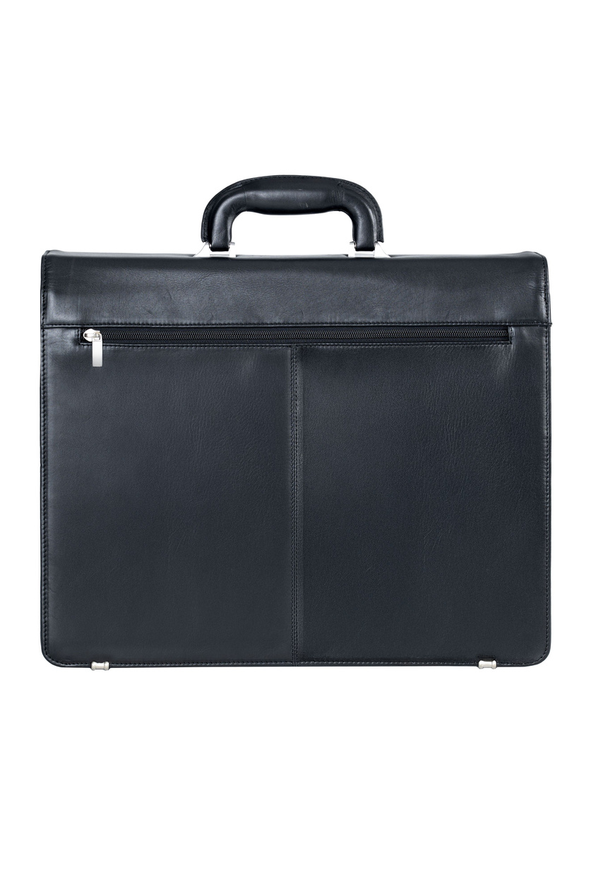 Valentini Ambassador 606 Aktentasche aus Leder, schwarz