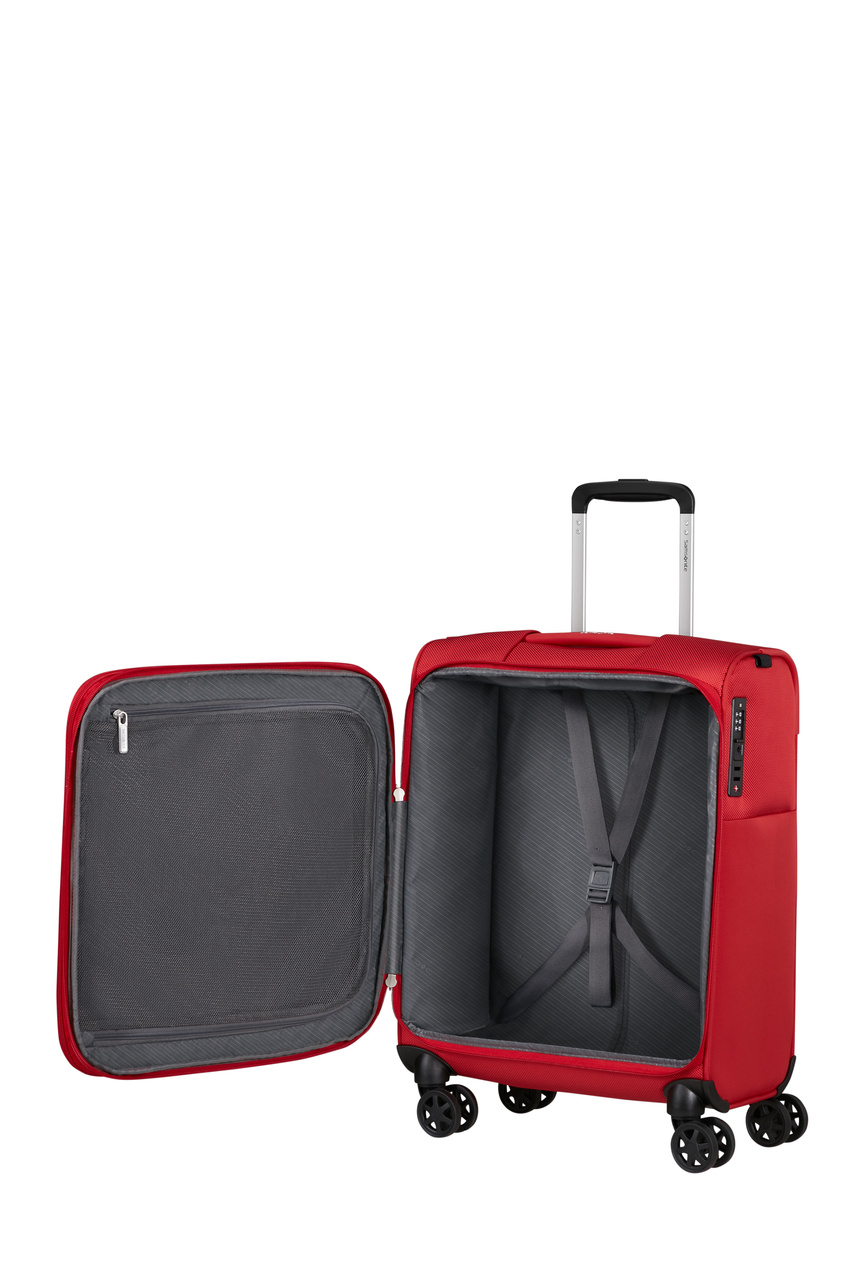 Walizka kabinowa Samsonite Base Breeze 55cm powiększana czerwona