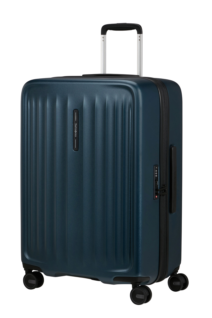  Samsonite Fyrm 67 cm vergrößerter Koffer, Marineblau