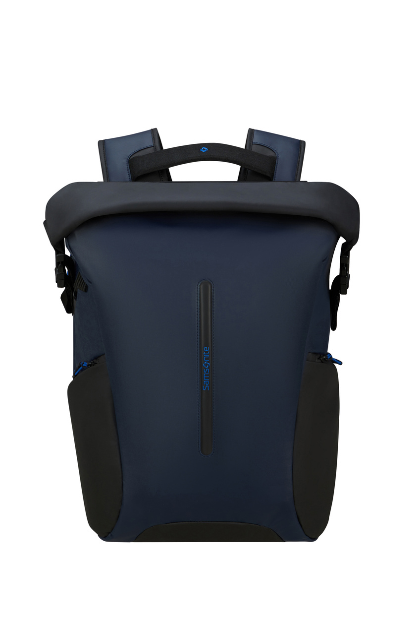 Samsonite Ecodiver L 17,3" rollender Laptop-Rucksack, Marineblau