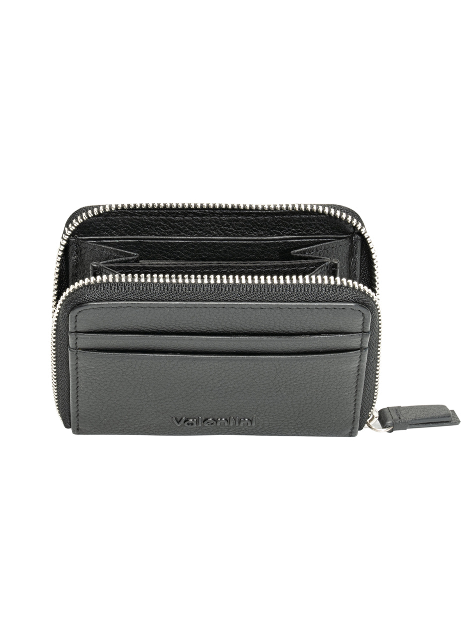 Portfel damski Valentini Metallic 127 czarny