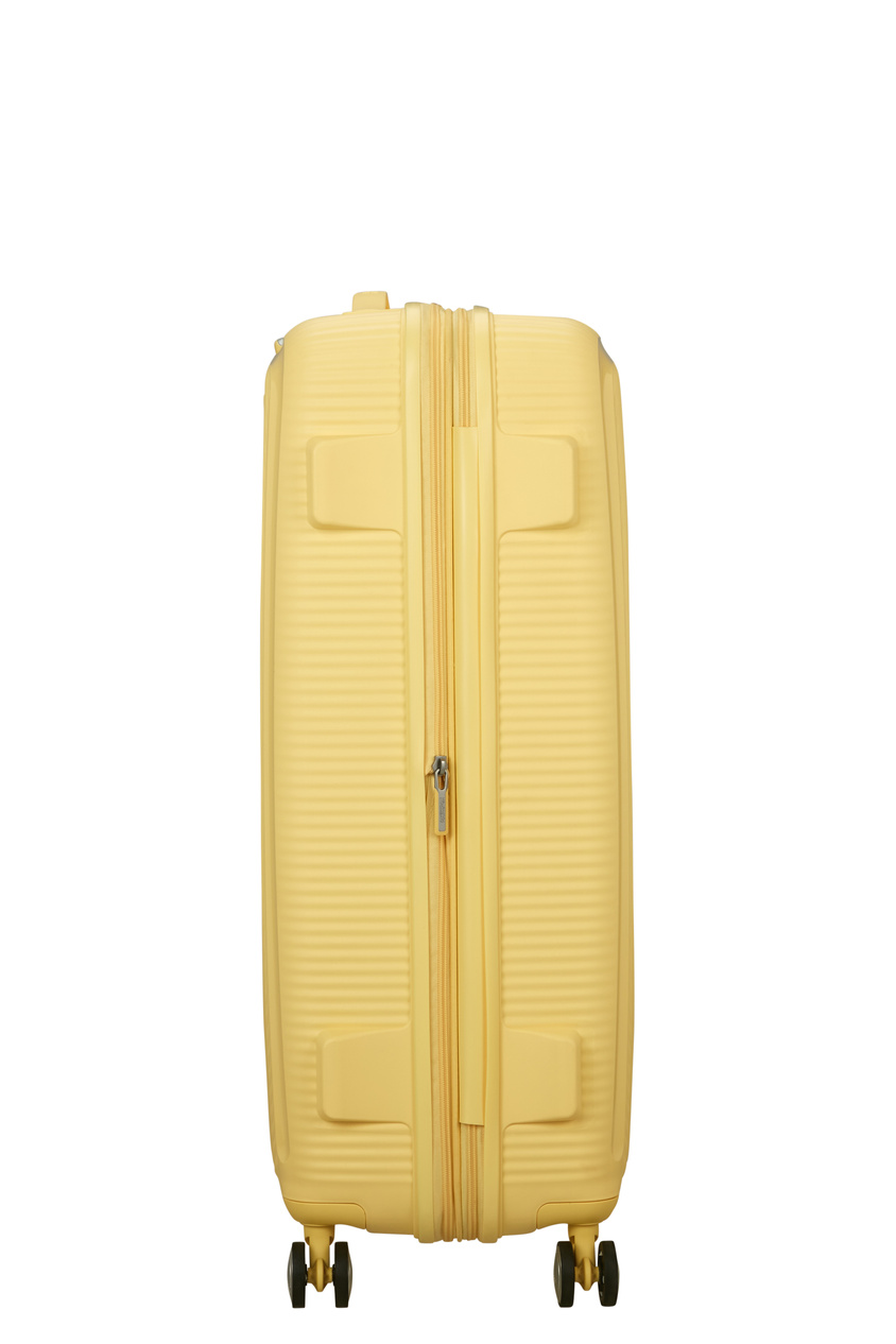 Walizka American Tourister Soundbox 77cm powiększana żółta jasna