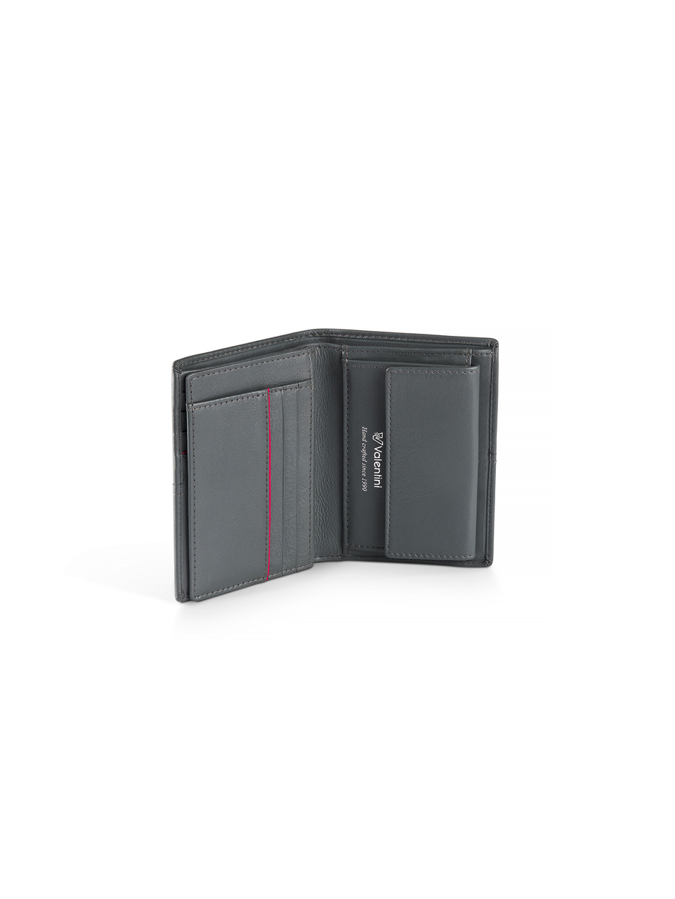 Valentini Black&Red Diamond Herrengeldbörse 467 grau